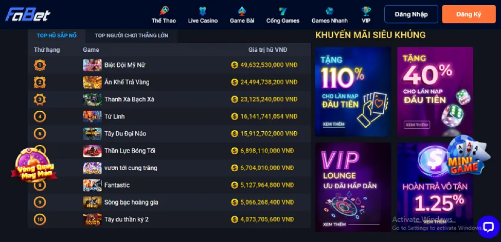 Game Vua Bắn Cá tại ju888